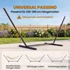 Outsunny Hängemattengestell Metall mit Haken 360x92x112 cm Produktbild-Vorschau 4