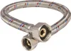 Edelstahl Panzerschlauch Flexschlauch 3/8" 1/2" Zoll Produktbild-Vorschau 1