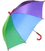 Regenschirm Regenbogen 65cm Griff ro/ge/bl/gr Produktbild-Vorschau 2