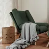 Idohome - Ausklappbarer Sessel mit Fußhocker LILA Produktbild-Vorschau 6