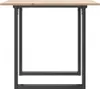 vidaXL Jídelní stůl s O-rámem 80x80x75 cm, masiv borovice a Náhled obrázku produktu 5