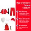 8 in 1 Set Santa Claus - Weihnachtsmannkostüm & Produktbild-Vorschau 3