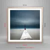 Gerahmtes Poster - Rahmen in heller Eiche - Turm Strand Produktbild-Vorschau 5
