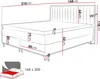 MIRJAN24 Boxspringbett Elegance, Stilvoll Doppelbett mit Produktbild-Vorschau 7