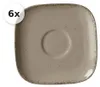 Untertassen zur Kaffeetasse 6er Set Casa grau Produktbild-Vorschau 1