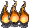 3er Set LED Gartenleuchte, Silber, Gold, Kugel, H 26,5 cm Produktbild-Vorschau 1