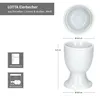 6er Set Lotta Eierbecher weiß Porzellan für 6 Personen Produktbild-Vorschau 6