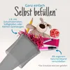 itenga Bastelschultüte mit Verschluss GRAU 6eckig 85cm Produktbild-Vorschau 6