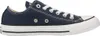 A side view of a navy blue Converse Chuck Taylor All Star low-top sneaker. Náhled obrázku produktu