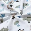 Jukki mušelínová plena 120x120 cm – zavinovačka a osuška, Náhled obrázku produktu 3