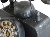 Vintage stojace stolové hodiny Retro telefón čierny stojan Náhľad obrázku produktu 4