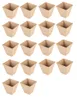 A collection of peat pots arranged in rows on a white background. Podgląd zdjęcia produktu