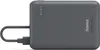 A gray power bank with a USB-C cable plugged in. Anteprima dell’immagine prodotto