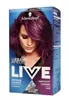 A box of Schwarzkopf Live Urban Metallic hair dye in Amethyst Chrome. Náhled obrázku produktu