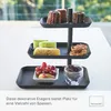 Yamazaki Etagere / Servierturm Tower - Schwarz - 3-stöckig Produktbild-Vorschau 10