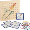 Drewniana tablica geoboard Podgląd zdjęcia produktu 1