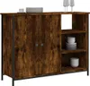 vidaXL Příborník kouřový dub 100x33x75 cm odvozený výrobek Náhled obrázku produktu 3