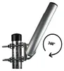 PremiumX Doppel-Mastausleger 25cm Ø 40mm ALU Wandhalter SAT Produktbild-Vorschau 2