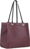 Valentino Bags Post Re Shopping Bag Damen Shopper vino/nero Produktbild-Vorschau 3