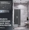 ovimar Magnetischer Duschvorhang Elgafossen grau waschbar Produktbild-Vorschau 2