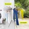 Séchoir à linge EASYmaxx 112 x 125 cm blanc/gris Voir les images du produit 8