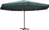 A green umbrella with a black pole and base, isolated on a white background. Náhľad obrázku produktu