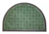 Home Elements Paillasson demi-cercle Vert 40 x 60 cm Voir les images du produit 1