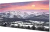 Glasbilder 120x60 Wandkunst Berg Winter Produktbild-Vorschau 1