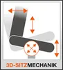 Topstar® ST19U G20 Fitness otočné kreslo SITNESS 15 čierne Náhľad obrázku produktu 7