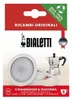 BIALETTI Ersatzteilset 1 Filterplatte und 3 Dichtungsringe Produktbild-Vorschau 3
