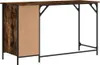 vidaXL Počítačový stůl kouřový dub 131x48x75 cm materiál na Náhled obrázku produktu 7