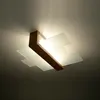 Lampa sufitowa FENIKS naturalne drewno-biała 2xE27x60W Podgląd zdjęcia produktu 9