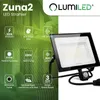 LUMILED LED Strahler Außen 100W mit Bewegungsmelder Sensor Produktbild-Vorschau 2