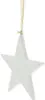 12 Sterne aus Porzellan, weiß, Weihnachtsbaumschmuck, Produktbild-Vorschau 6