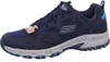 Skechers scarpe da uomo stringate Sporty suola in gomma blu Anteprima dell’immagine prodotto 20
