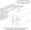 roba Roombed, lit bébé 60 x 120 cm « Liebhabär », lit Voir les images du produit 7