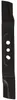 A black lawnmower blade is shown against a white background. Anteprima dell’immagine prodotto