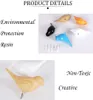 Product details for bird-shaped wall hooks. Voir les images du produit