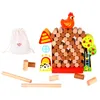 TOOKY TOY Falling Hen Wooden Farm Jenga Spiel Produktbild-Vorschau 1