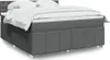 vidaXL Boxspring posteľ s matracom Tmavo šedá 180x200 cm Náhľad obrázku produktu 2
