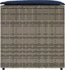 vidaXL Kissenbox mit Speicher Grau 50 x 50 x 50 cm Produktbild-Vorschau 4