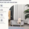 PawHut Katzensofa Haustiersofa Hundesofa Samt moderne Produktbild-Vorschau 7