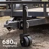 Wiltec roue jockey double jusqu'à 680 kg, béquille de Voir les images du produit 2