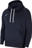 A navy blue Nike hoodie with white drawstrings and a white Nike swoosh logo. Anteprima dell’immagine prodotto