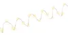 A string of silver wire with small yellow LED lights is shown against a white background. Produktbild-Vorschau