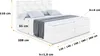 ALTDECOR Boxspringbett mit H4 Matratze und Topper - 180 x Produktbild-Vorschau 6