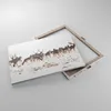Bild auf Leinwand - Leinwandbild - Hirsch Winter Tierwelt Produktbild-Vorschau 2