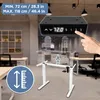 Duronic CD120 WT Höhenverstellbarer Schreibtisch, Produktbild-Vorschau 7