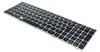 DE Tastatur Keyboard mit Silber Rahmen Ohne Beleuchtung Produktbild-Vorschau 7