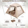 COSTWAY Campingzelt aufblasbar für 2-4 Personen Luftzelt Produktbild-Vorschau 9